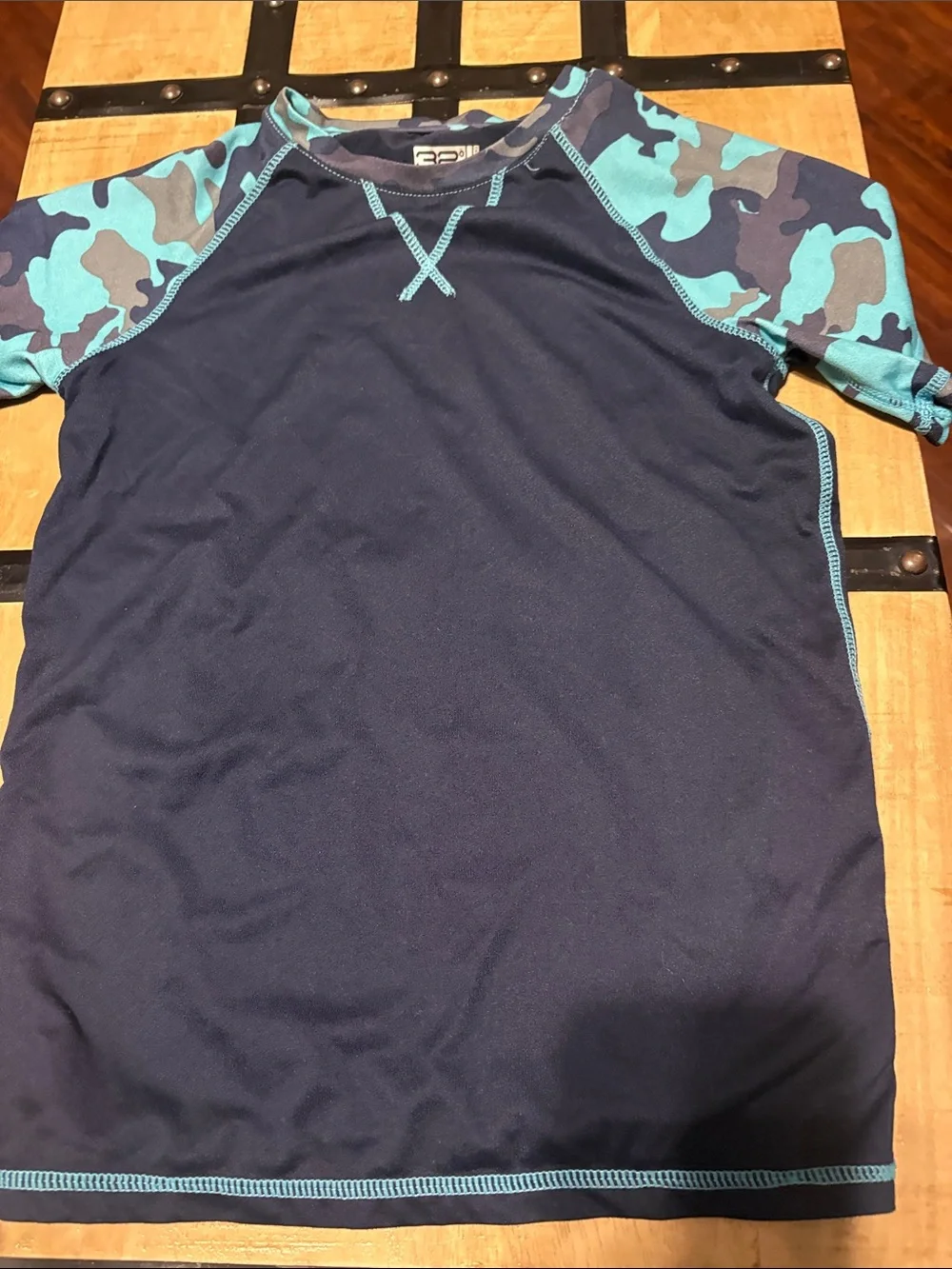 Converse Boys' Blue-Green Ombre Tank Top with Star Logo
